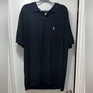 Psycho Bunny Black Men’s Polo Shirt Short Sleeve Sz.8 (XXL)